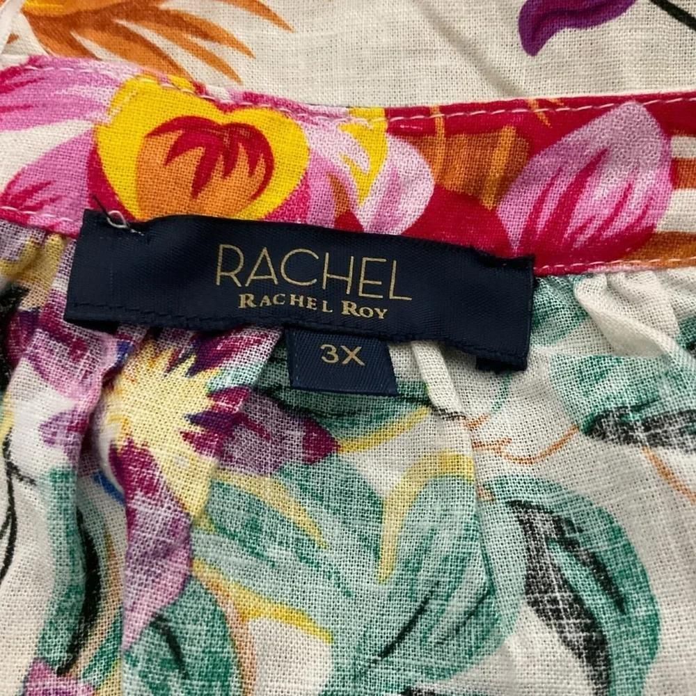RACHEL Rachel Roy Vibrant Floral Blouse - Picture 5 of 8